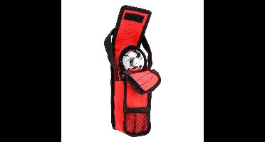 Jeu de boules tas - voor 3 ballen - rood - draagtas - Kaatsbal - Petanque - Cochonnette