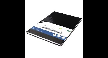 Kangaro Schetsboek - harde kaft - zwart - A4 formaat - 80 vellen - blanco papier