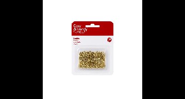 Kerstbalhaakjes - 100x - goud - 4 cm - Kerstballen ophangen haakjes