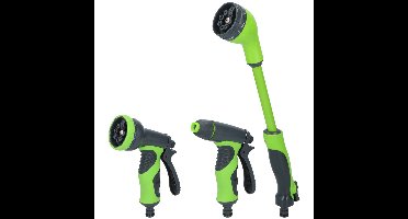 Kinzo Tuinsproeier set - voor tuinslang - set van 3 - waterslang - opzetstukken