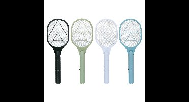 Kinzo Vliegenmepper elektrisch - multi color - op batterijen - 45 cm - kunststof