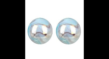 Knikkers - 6x stuks - Witte tijger bollebust - 42 mm - speelgoed