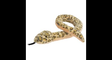 Knuffel Python slang - zachte pluche stof - dieren knuffels - groen - 105 cm - reptielen