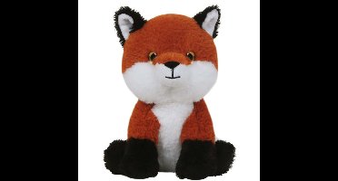 Knuffeldier Vos Reintje - zachte pluche stof - dieren knuffels - rood - 21 cm
