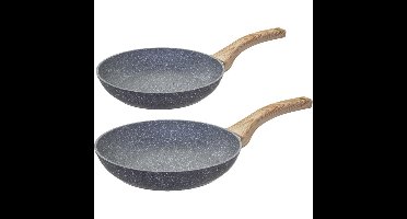 Koekenpannen set Turino met anti-aanbak laag dia 28 en 31 cm - Alle warmtebronnen geschikt