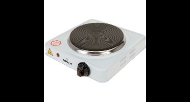 Kookplaat elektrisch - 1 pit - 23 x 23 cm - 1000 W - camping kooktoestel