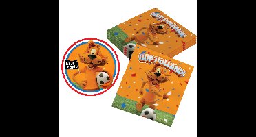 Loeki de Leeuw 12x bierviltjes en 24x servetten Hup Holland