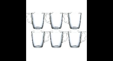 Luminarc Theeglazen / koffieglazen - 6x stuks - glas - 250 ml