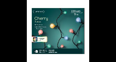 Lumineo feestverlichting - gekleurd - 120 led lampjes - 9 meter - twinkle - lichtsnoeren