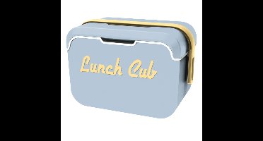 Lunch club POP koelbox - 5 liter - kunststof - licht blauw - 33 x 20 x 19 cm