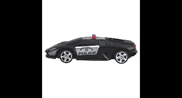 Maisto Modelauto - Lamborghini Murcielago police - zwart - 7,5 x 3 cm - speelgoedauto - politie