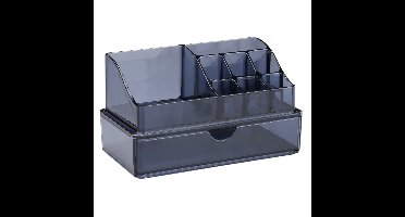 Make-up organizer/opberger - 18 x 10 x 11 cm - donker blauw