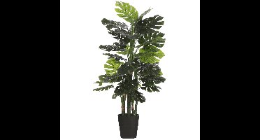 Mica decorations Monstera Kunstplant - 140 x 75 cm - groen - struik