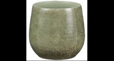 Mica Decorations Plantenpot - Terracotta - groen - 24 x 22 cm
