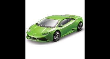 Modelauto Lamborghini Huracan - groen - schaal 1:43 - speelgoed auto schaalmodel