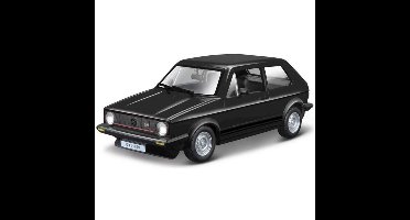 Modelauto - Volkswagen Golf MK1 - zwart - schaal 1:24 - speelgoedauto