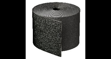 Nature perkrand - Pakket van 2x stuks - zwart - kunststof - 10 m x 15 cm - flexibele grasrand