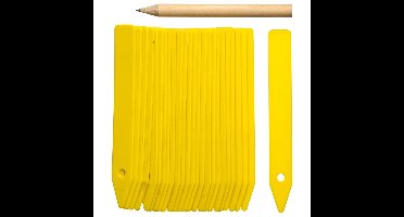 Nature Steeketiketten - 100x stuks - moestuin/groentetuin/kruidentuin - 10 cm