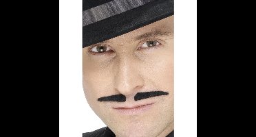 Nep snor - zwart - plak snor - oplichters - dieven - gangsters - carnaval