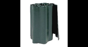 Pakket van 2x stuks kunststof grasranden / borderranden groen 9 m x 25 cm