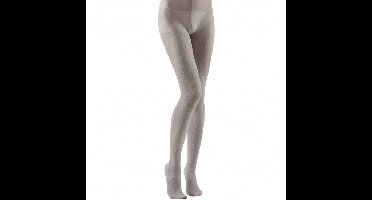 Panty - zilver - glitter - 40 denier - dames - one size - glitterpanty - verkleedpanty
