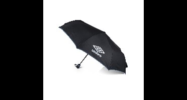 Paraplu - zwart/lichtblauw - polyester -55 x 100 x 100 cm- opvouwbaar - kleine paraplu - regenbesche