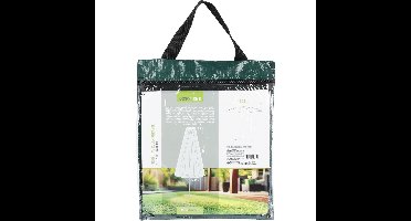 Parasolhoes - kunststof - met rits - 175 cm - donker groen - draagtas