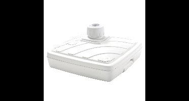 Parasolvoet Heavy - vierkant - wit - 57 x 57 cm - 40 liter - kunststof - vulbaar