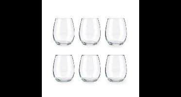 Pasabahce Drinkglazen Tumblers - luxe glas - 6x stuks - 350 ml - waterglazen