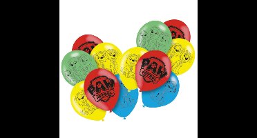 Paw Patrol themafeest ballonnen - 18x - gekleurd - 28 cm - voor kinderen
