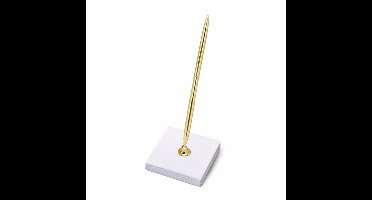 Pennenhouder Luxe - Bruiloft - incl. pen - goud - 8 x 16,5 cm