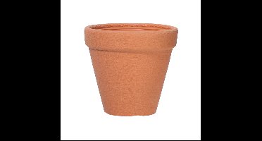 Plantenpot/bloempot Classic Garden - buiten/binnen - kunststof - terracotta - D25 x H26 cm