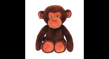 Pluche speelgoed knuffeldier Chimpansee aap van 28 cm