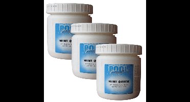 Pool Power Chloortabletten - 540x st - 2,7 cm - mini quick tabletten - traag oplosbaar - voor kleine