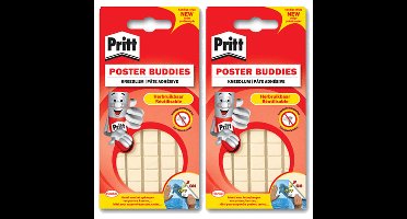 Pritt plak gummetjes - 190x - kneedgummen - 39 gr - kneed lijm