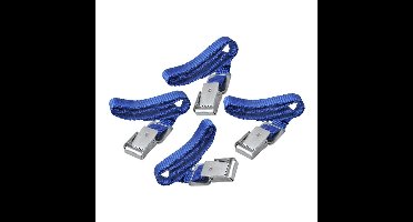 Pro Plus Fiets spanbanden - 8x stuks - met metalen gesp - voor fietsdragers