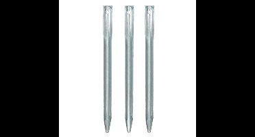 Pro Plus Grondpennen - 40x - tentharingen - metaal - halfrond - 30 cm - voor tent of windscherm
