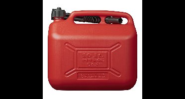 Pro Plus jerrycan/benzinetank - rood - 10 liter - Voor benzine/diesel