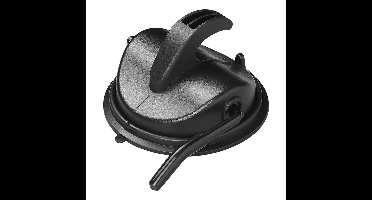 Pro plus Ophanghaak - zuignap - zwart - 10 cm - tot 10 kg