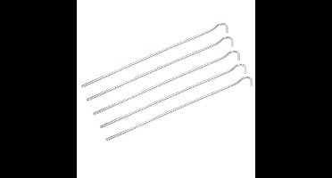 Pro Plus Tentharingen - 20x stuks - metaal - open oog - 25 cm - grondpennen