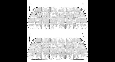 Pro Plus Zonnescherm XL - 2x - 70 x 180 cm - antivries deken / scherm