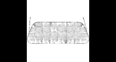 Pro Plus Zonnescherm XL - 70 x 180 cm - antivries deken / scherm