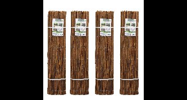 ProGarden Wilgscherm / wilgmat - 10 meter - bruin - tuinscherm / schutting