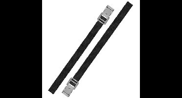 Proplus caravan/camper fietsen spanbanden/sjorbanden/bindriemen - 2x stuks - 50 cm