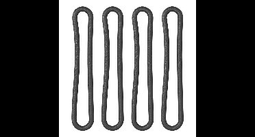 ProPlus Spanrubbers - 12x stuks - 20 cm - voor dekzeilen - tentelastiek