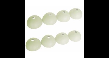ProPlus Tentharingbeschermers - 8x stuks - glow in the dark - tentharing beschermkapjes