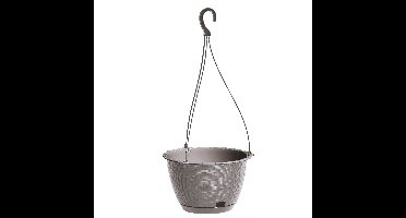 Prosperplast Plantenpot - hangend - kunststof - taupe-beige - D24 x H16 cm - bloempot