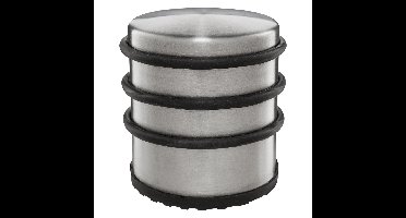 Protect-it Deurstopper/deurbuffer - 1x - D70 x H65mm - 1,15kg - RVS - premium - zonder montage