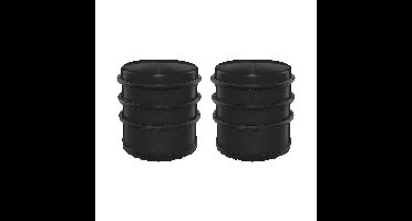 Protect-it Deurstopper/deurbuffer - 2x - D77 x H70mm - 1,15kg - RVS - premium - zonder montage