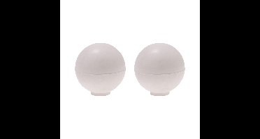 Protect-it Deurstopper/deurbuffer Golf - 2x - D35mm - rubber - wit